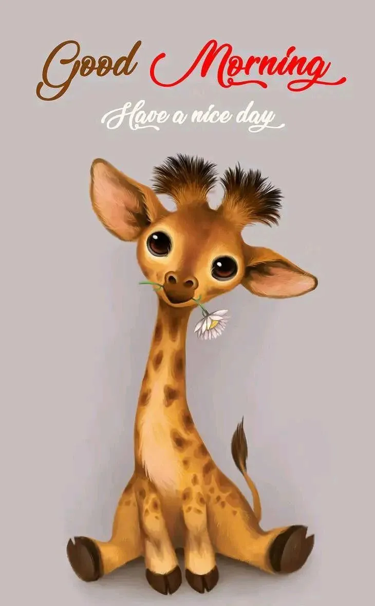 Cute Cartoon Puppy Wishing You a Lovely Good Morning