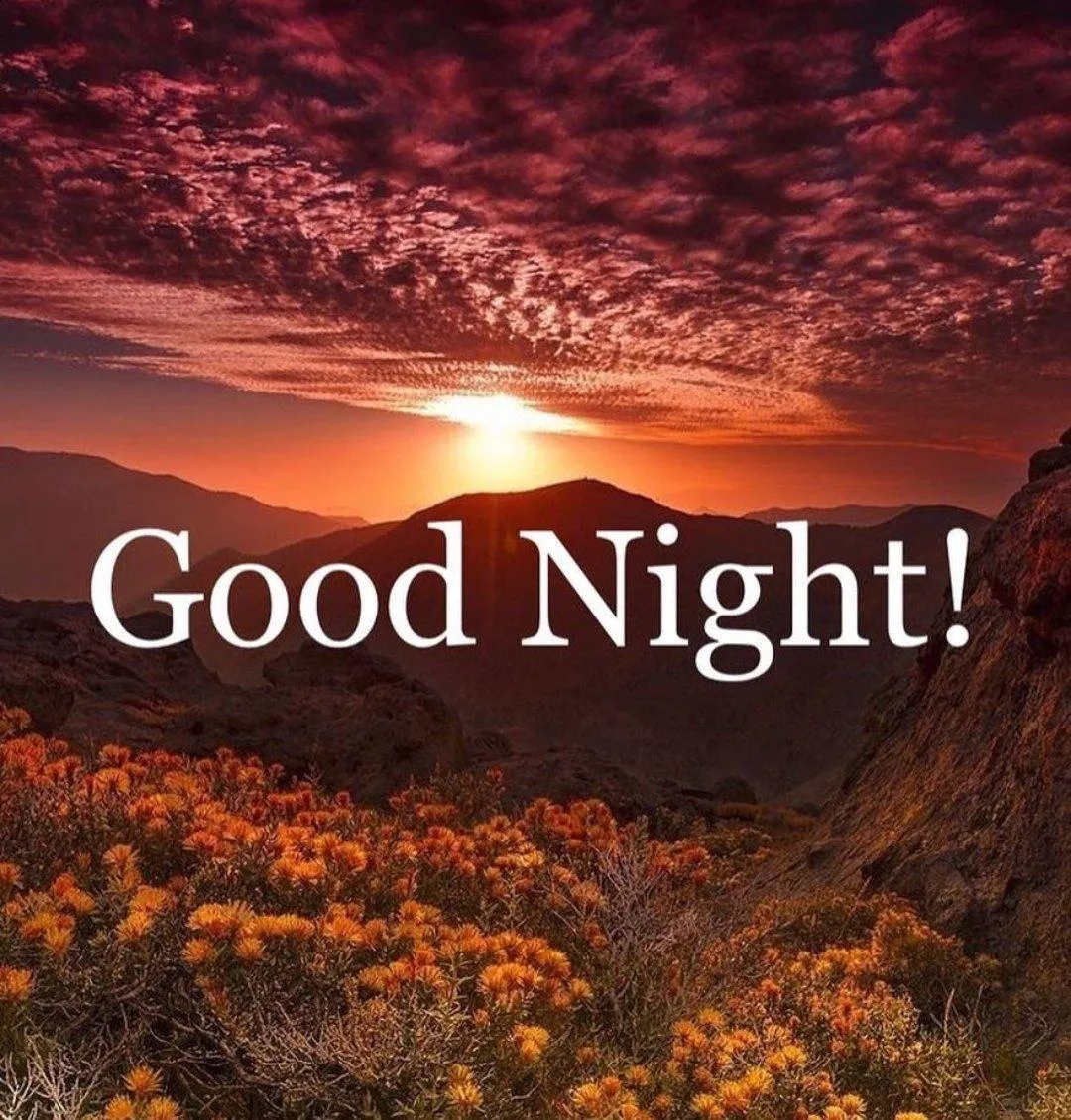 Deep Red Background Saying Have a Good Night Sleep