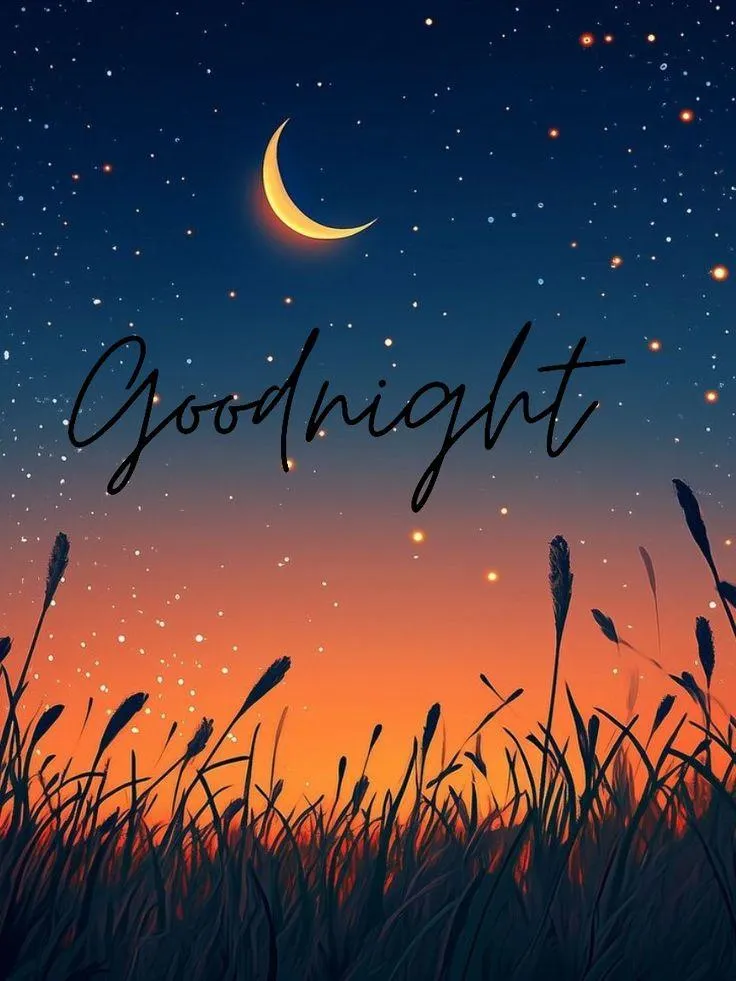 Dreamy Sunset Sky with Stars to End the Day Peacefully
