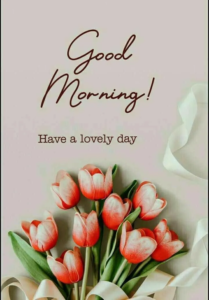 Elegant Floral Card to Send Warm Good Morning Wishes