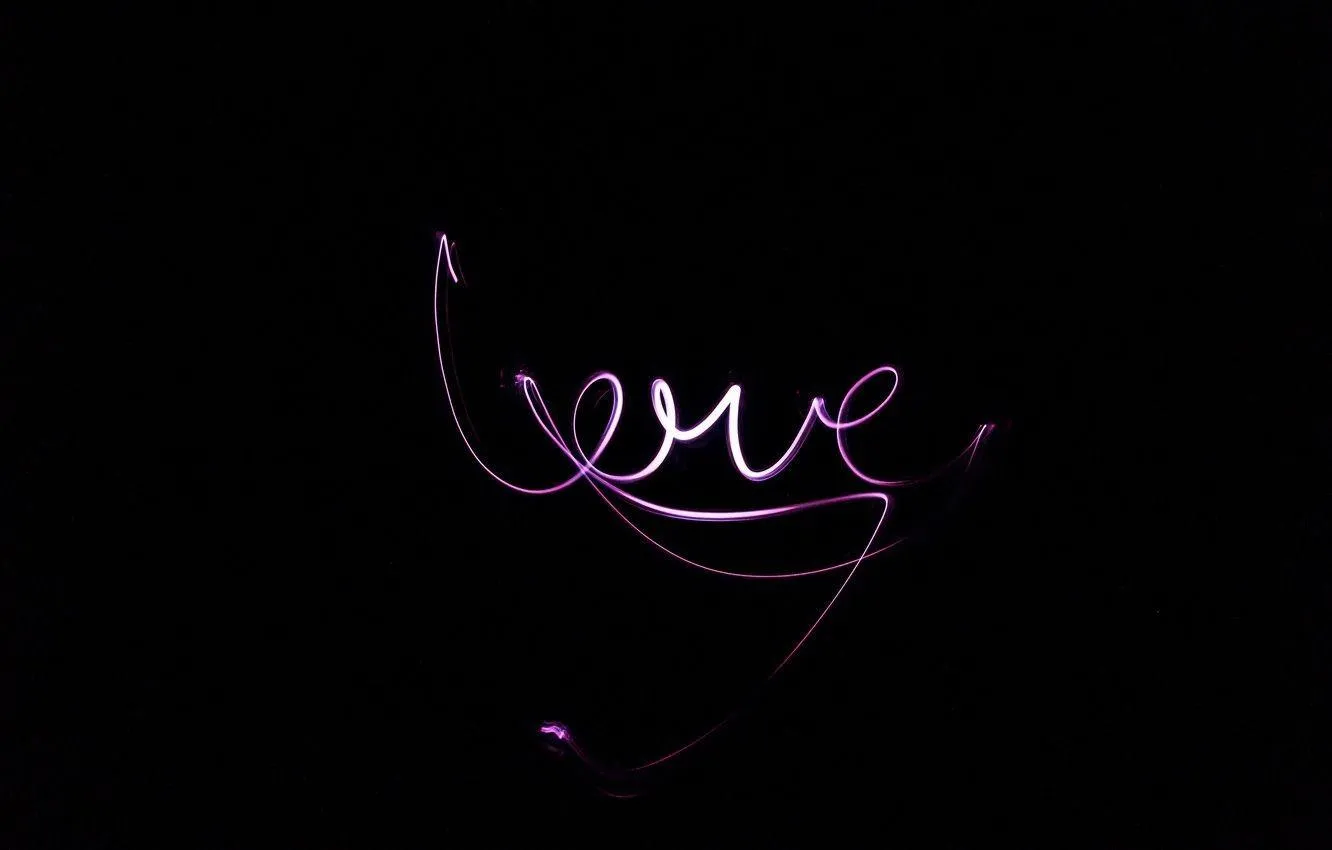 Elegant Handwritten Love Showing Deep Romantic Thought