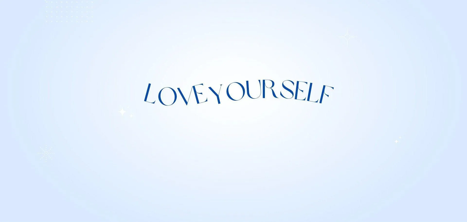 Elegant Typography Card Displaying Love Yourself Wallpaper