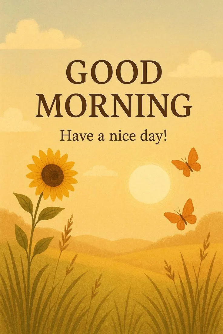 Embrace a New Day with a Warm and Cheerful Morning