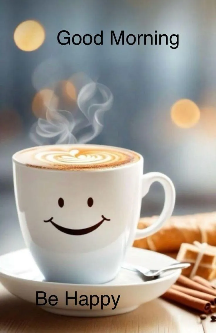 Enjoy Creamy Morning Coffee with Cozy Sweet Aroma Image
