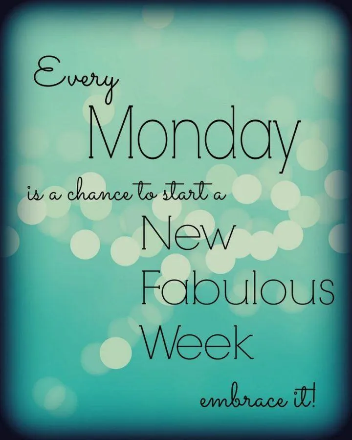 Every Monday Is a New Chance to Start Fresh Again Wallpaper