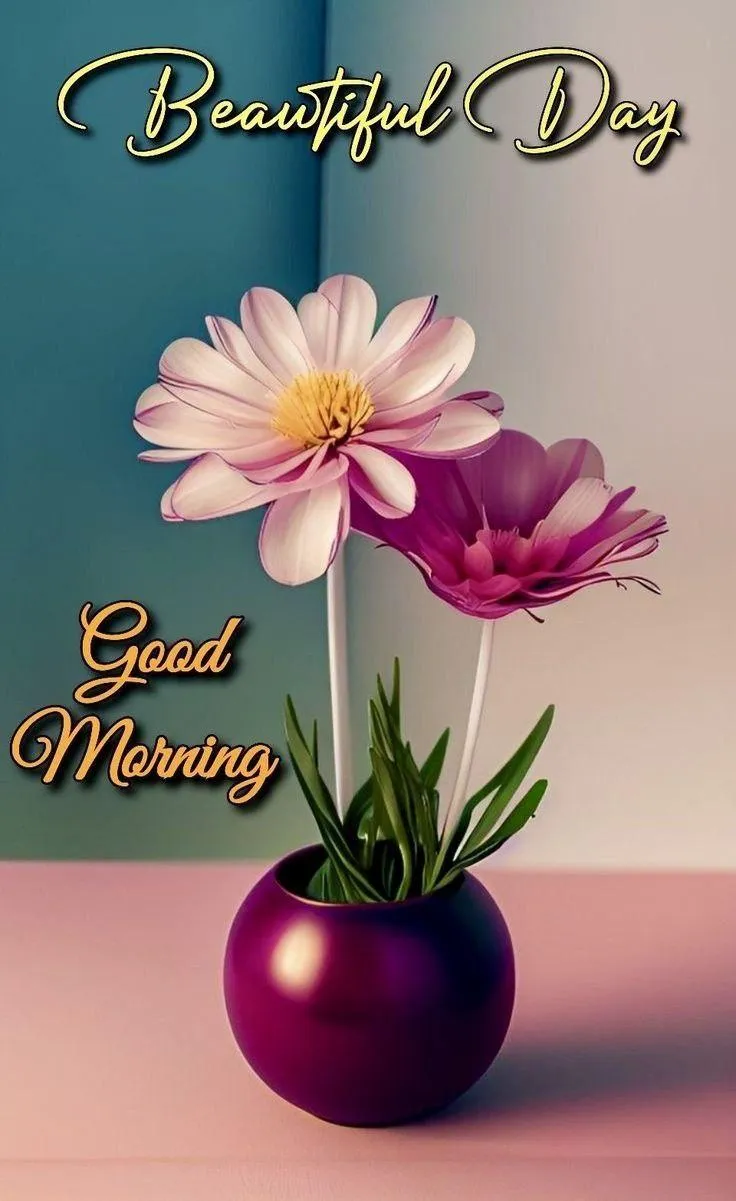 Fresh Flowers in Vase to Start Your Day with Positivity