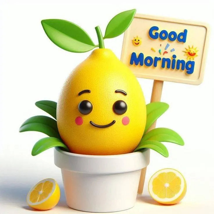Funny Mango Character Giving Cheerful Morning Vibe
