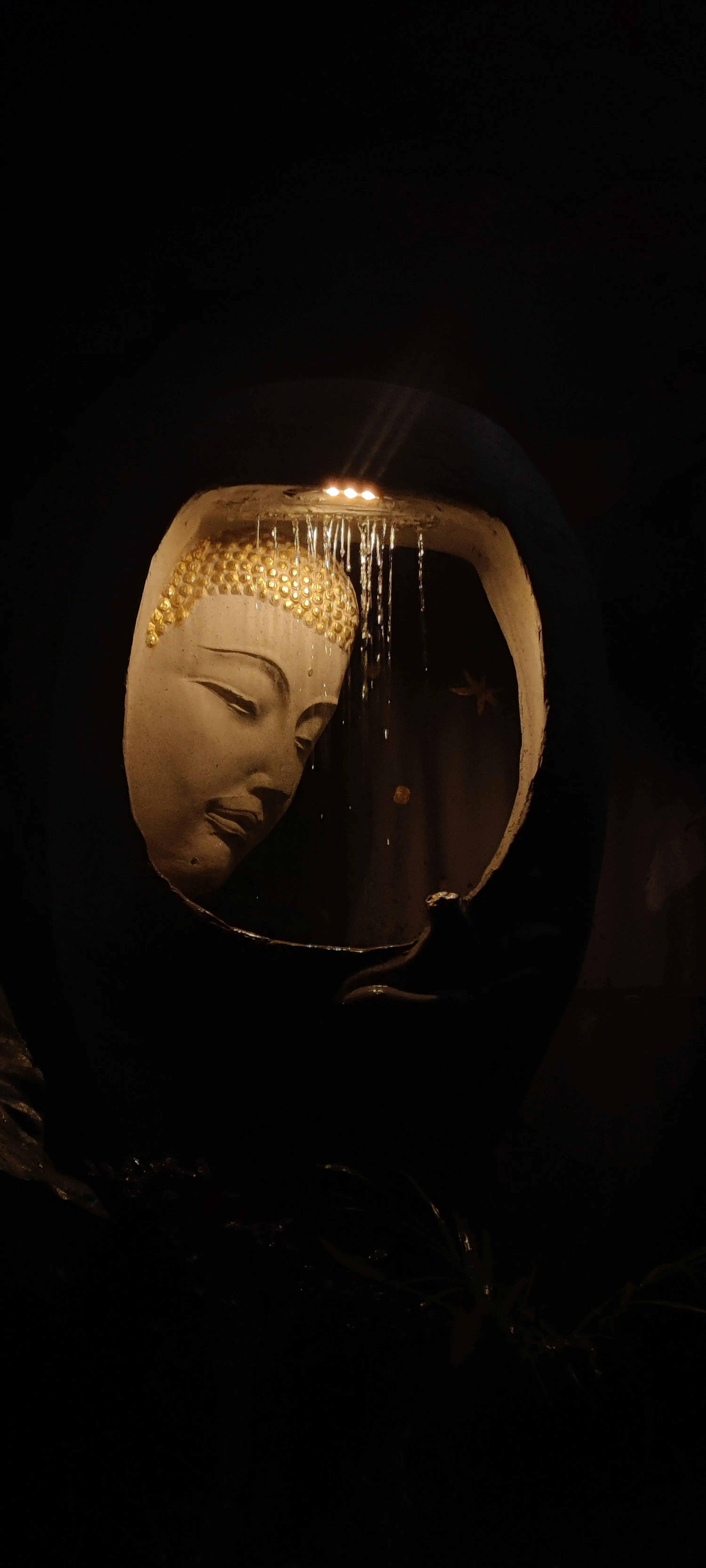 Golden Buddha Shadow Showing Mystery of Love Wallpaper