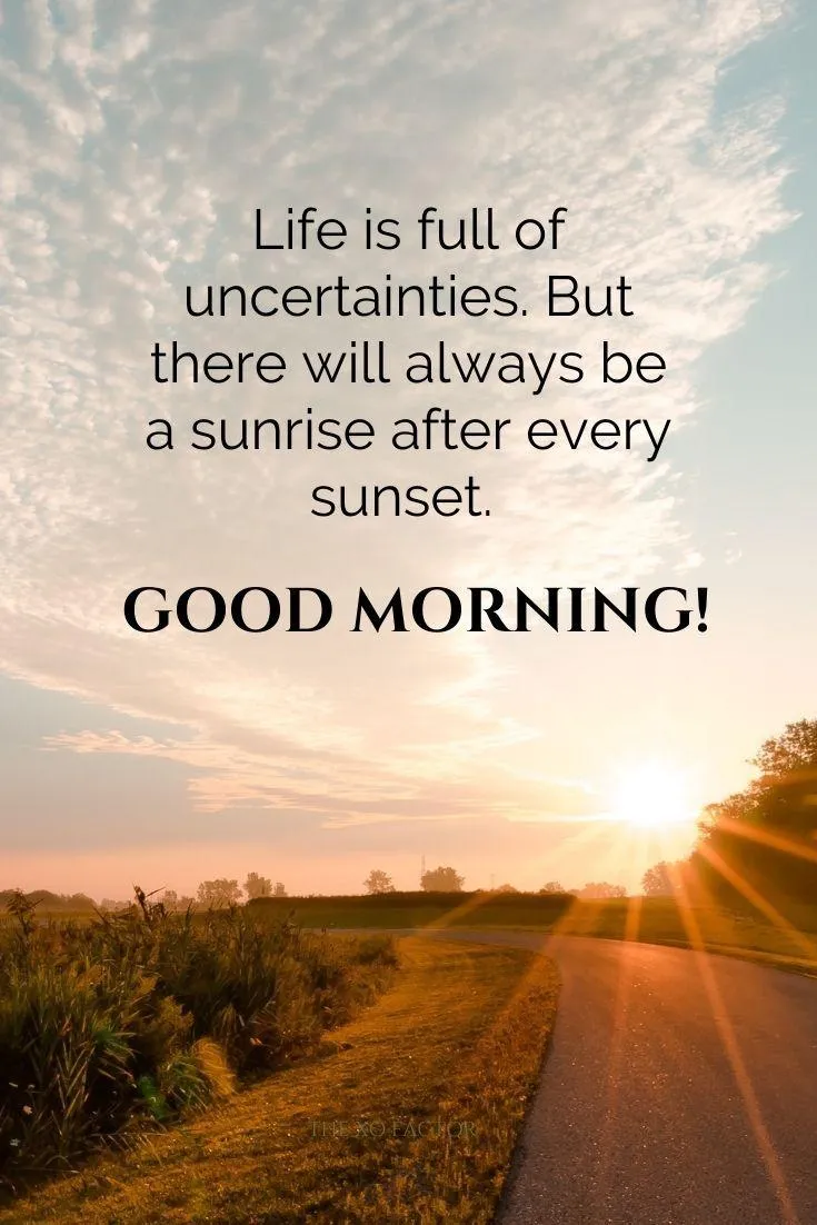 Golden Sunrise Brings New Beginnings and Fresh Goals