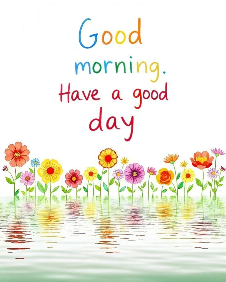 Good Morning and Wishing You a Colorful Joyful Day