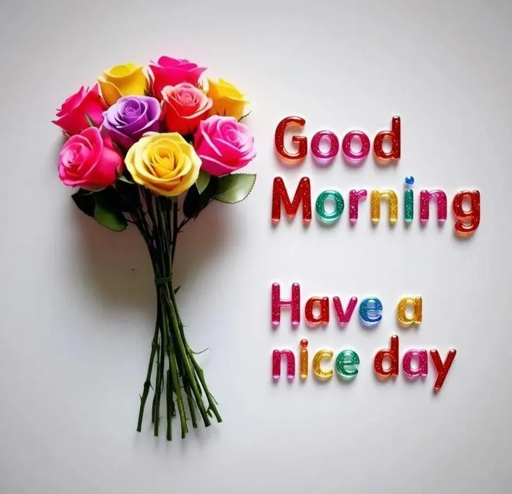 Good Morning Bouquet with Bright Colorful Flowers Image