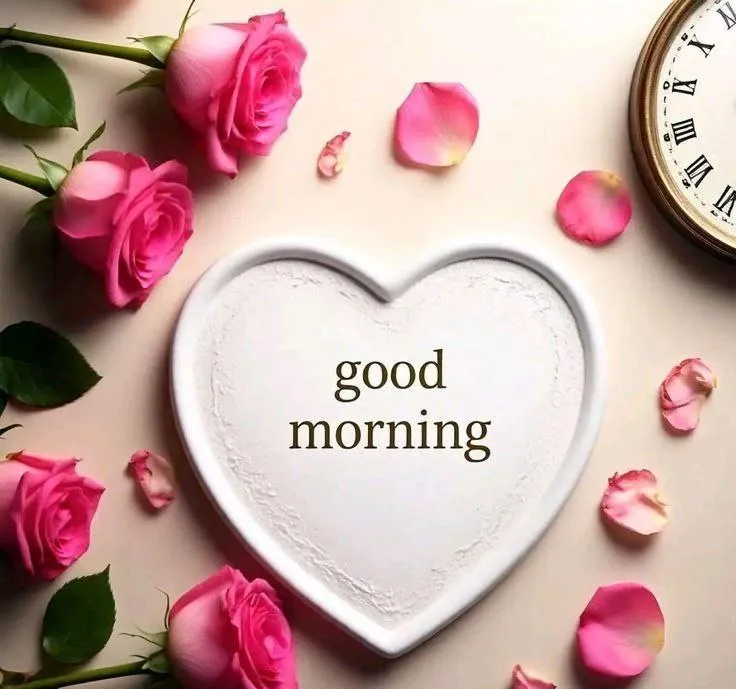 Good Morning Cupcakes and Coffee with Pink Flowers