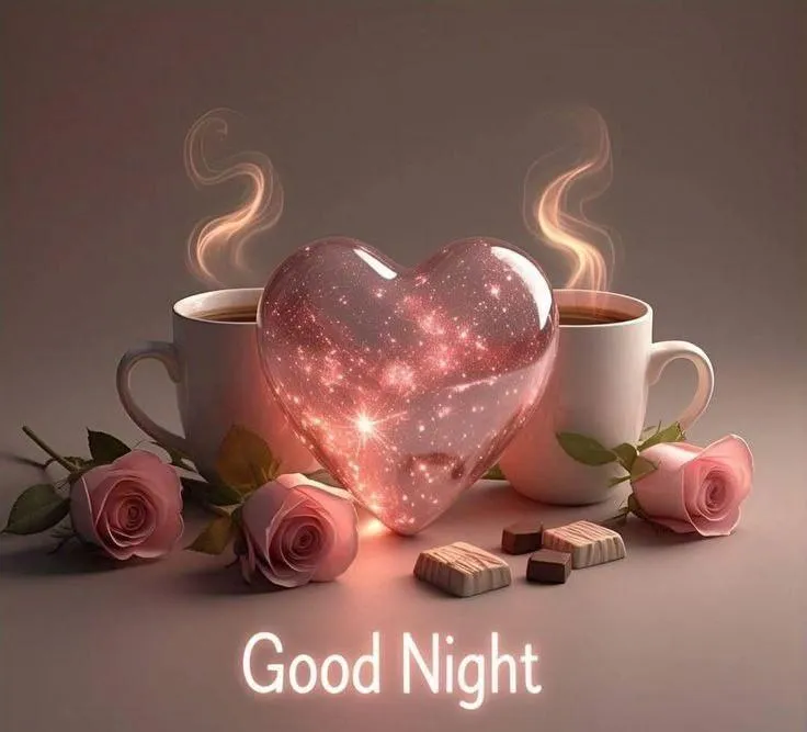 Good Night Cup of Tea with Warm Cozy Lighting Image