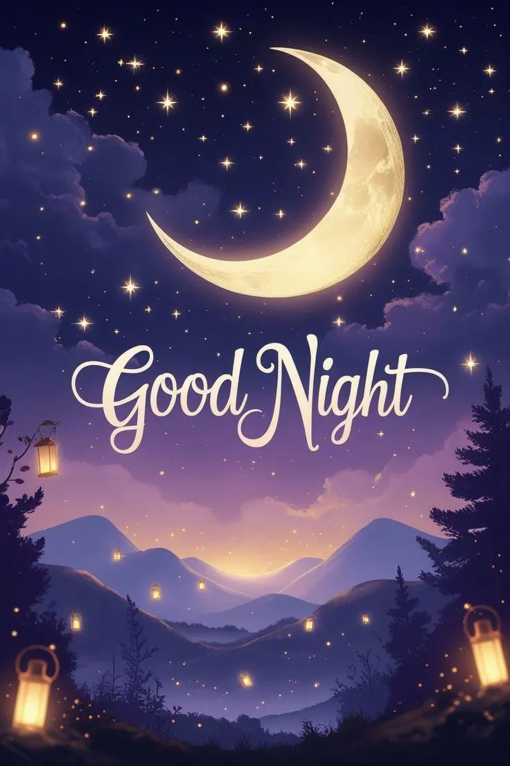 Good Night Stars Bless You with Peace and Restful Sleep