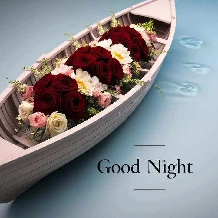 Good Night Wishes with a Bowl of Sweet Healthy Dessert