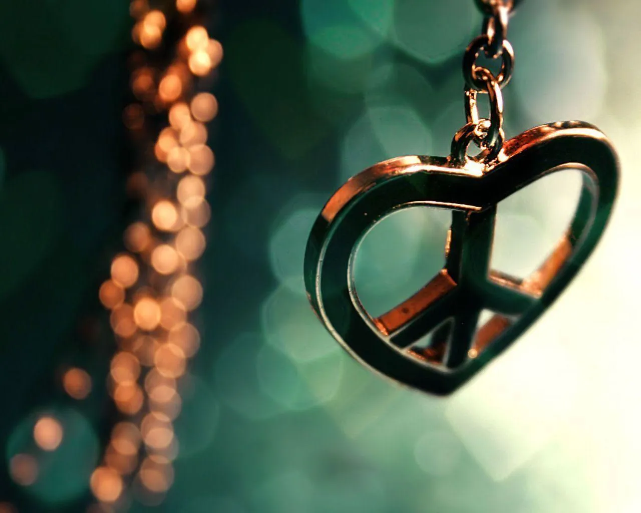 Hanging Heart Ornament Symbol of Deep Emotion Wallpaper
