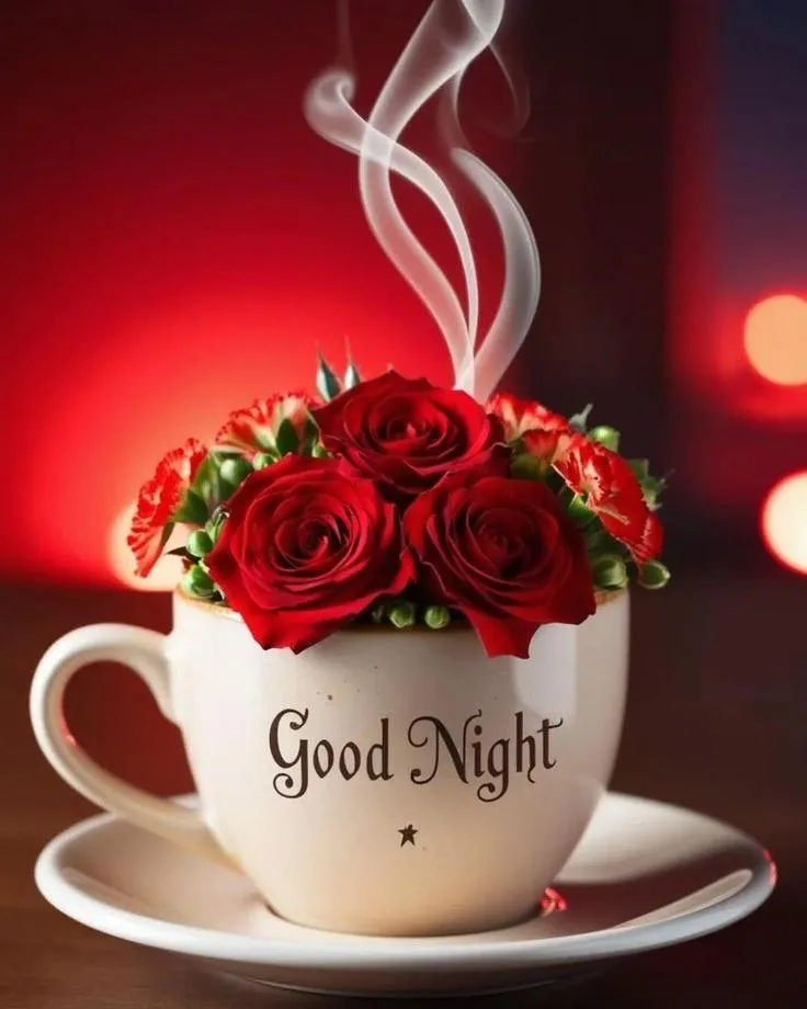 Hot Coffee with Heart Steam and a Beautiful Morning