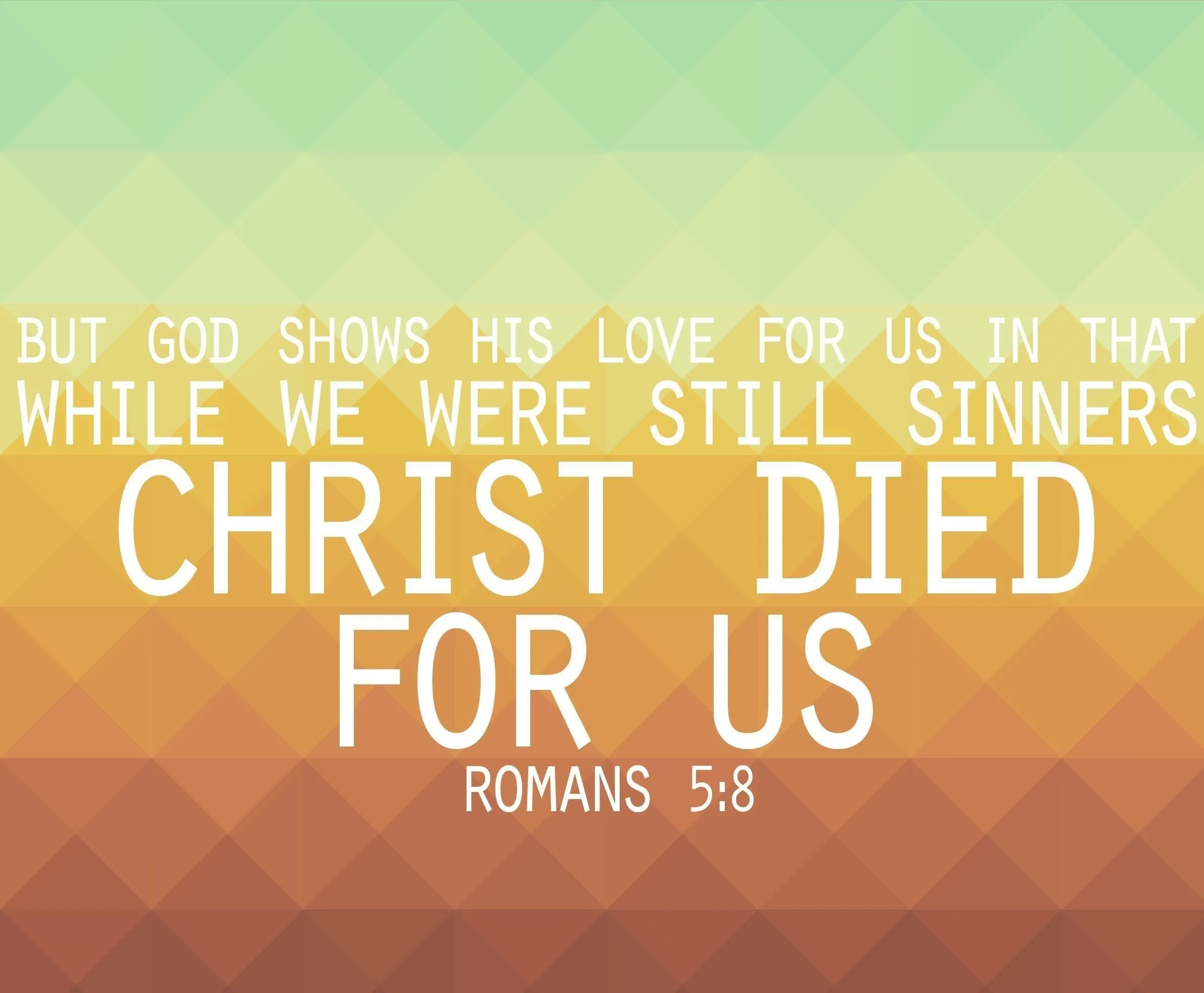 Inspirational Christian Love Quote from Romans Wallpaper