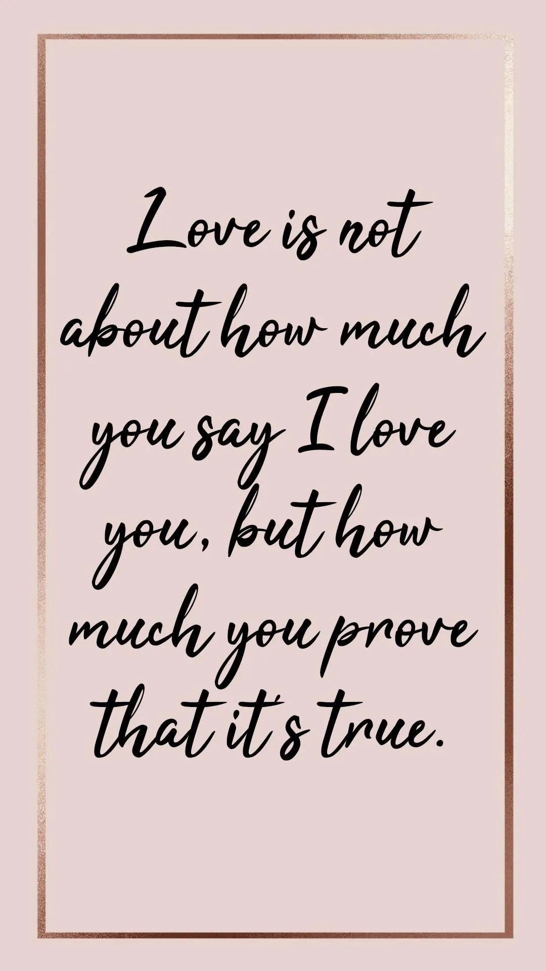Inspirational Quote Defining Meaning of True Love Wallpaper