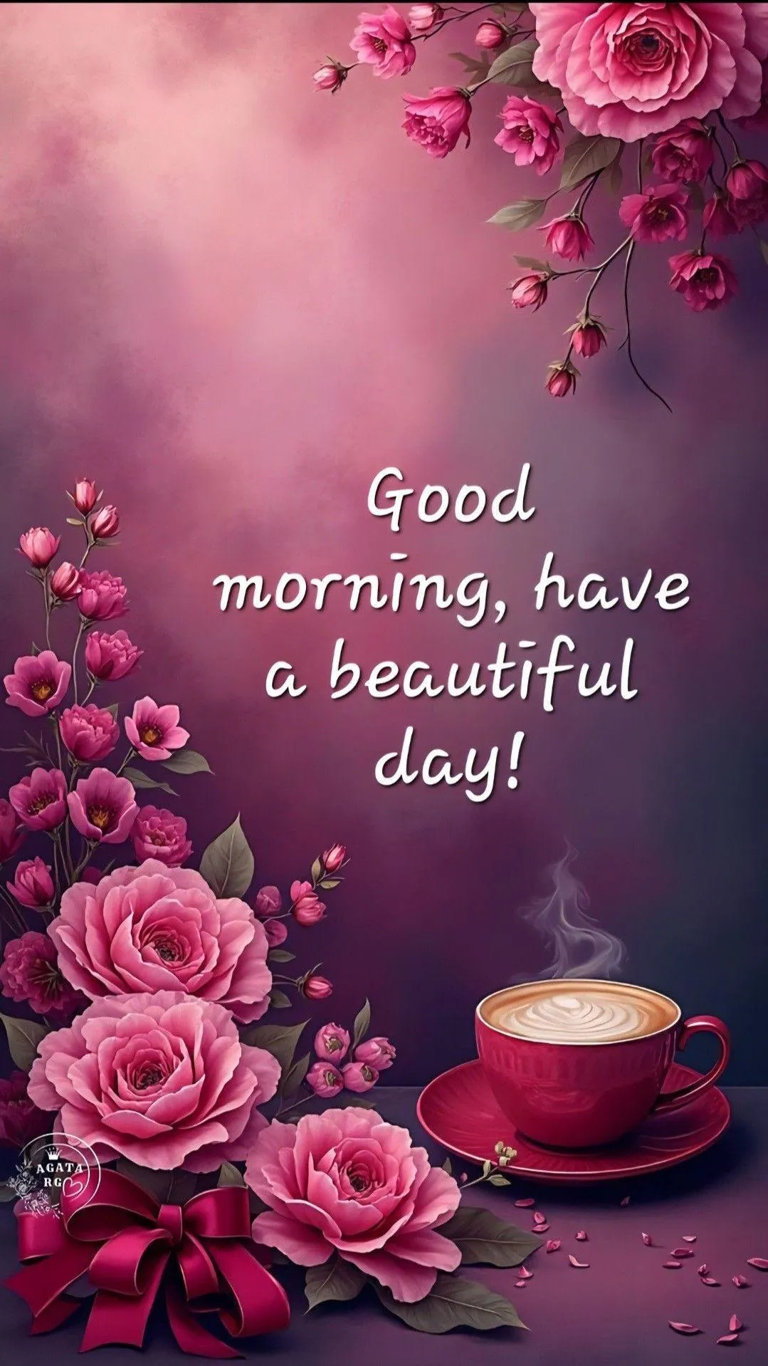 Let Your Day Bloom with Joy and Positivity Wallpaper