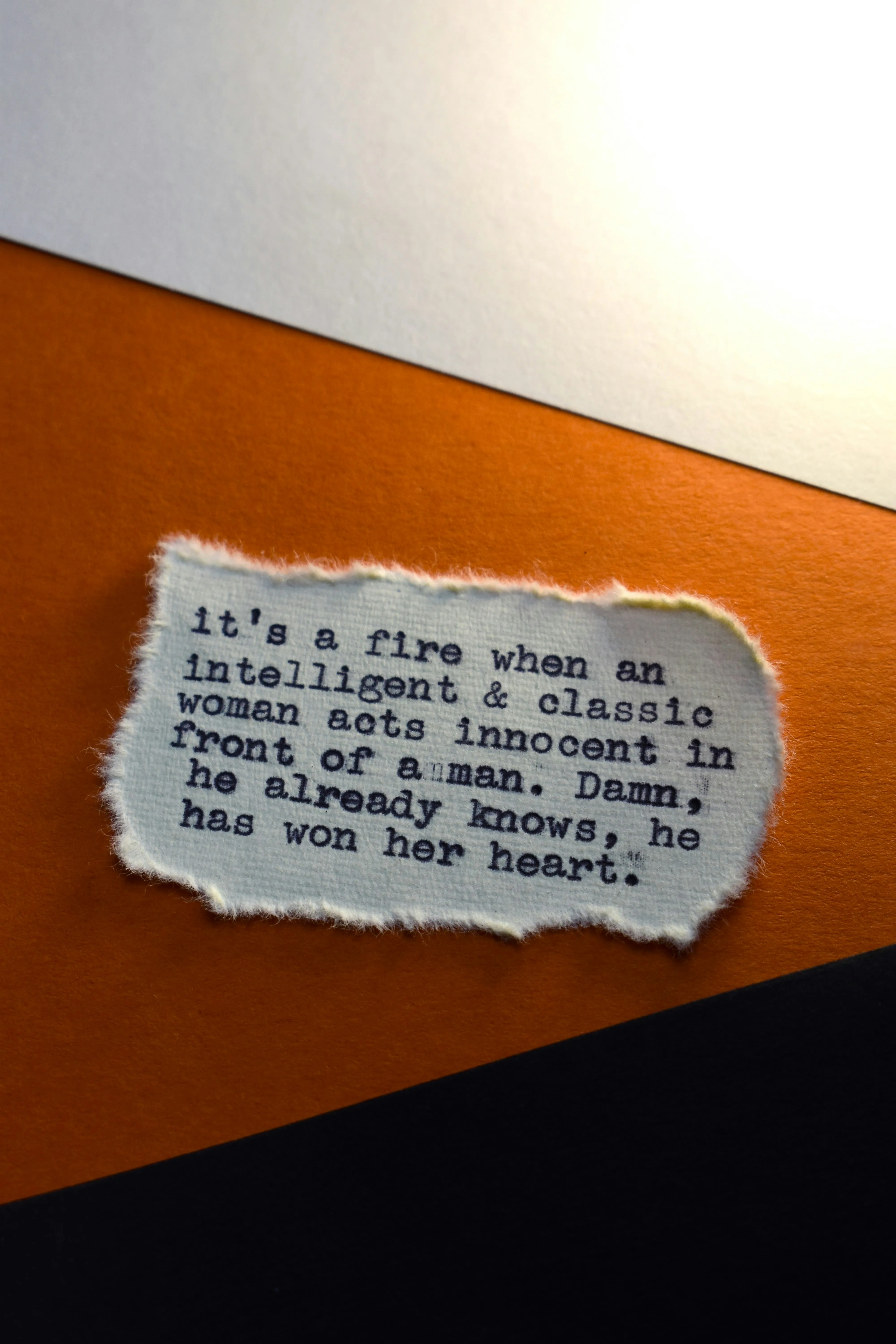 Love Quote Printed on Paper with Warm Lighting Wallpaper