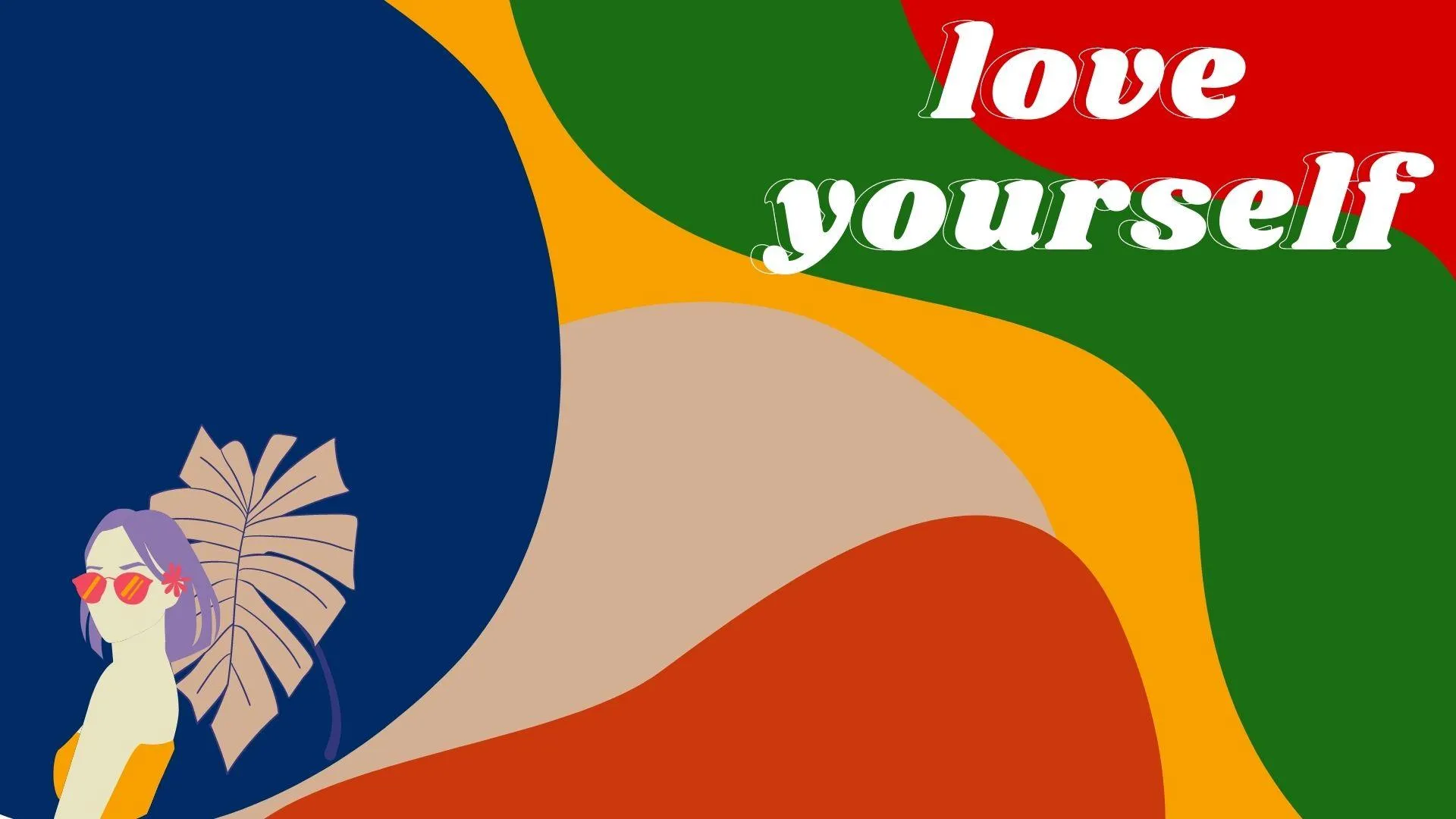 Love Yourself Message Inspiring Self Kindness Wallpaper