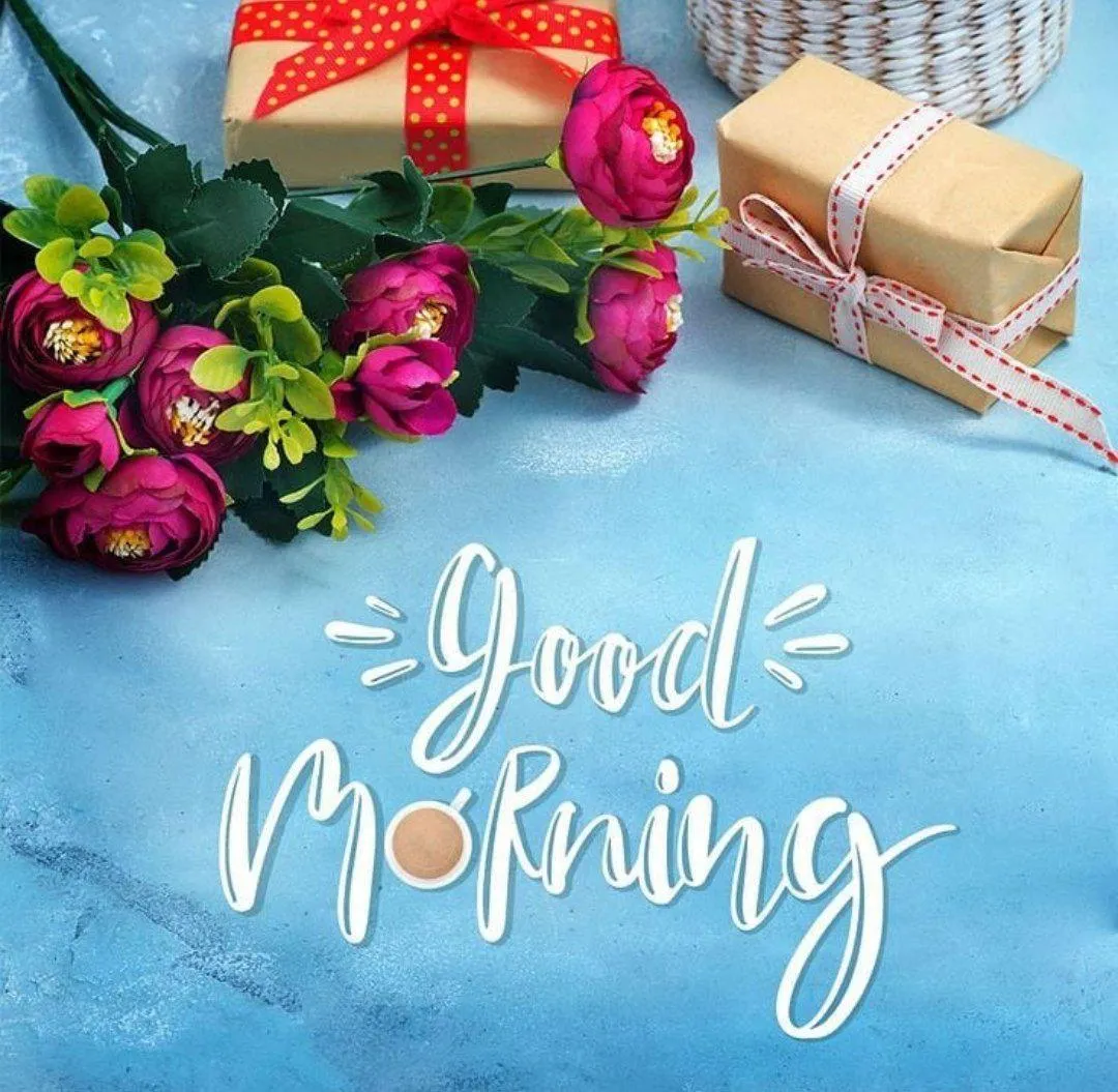 Lovely Pink Roses Wishing You a Good Morning Blessing