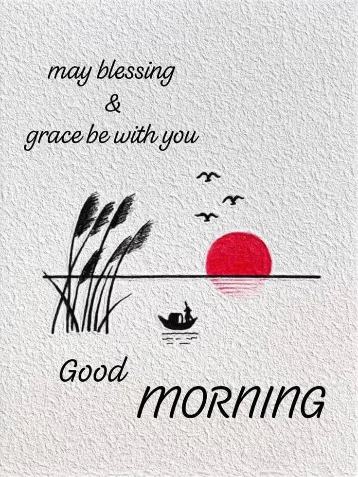 May Morning Greetings with Bird and Inspirational Quote