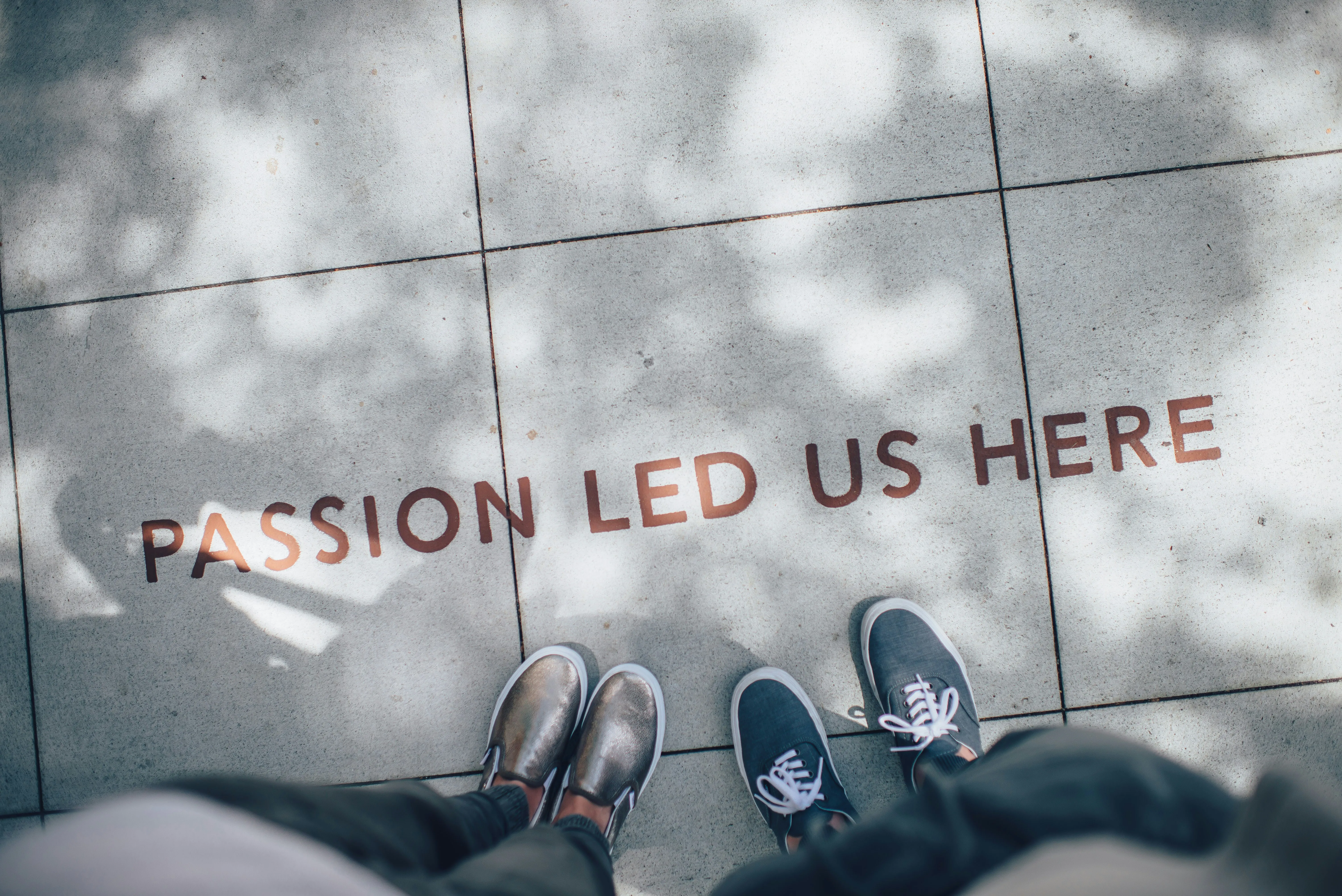 Message on Pavement Expressing Passion and Desire Wallpaper