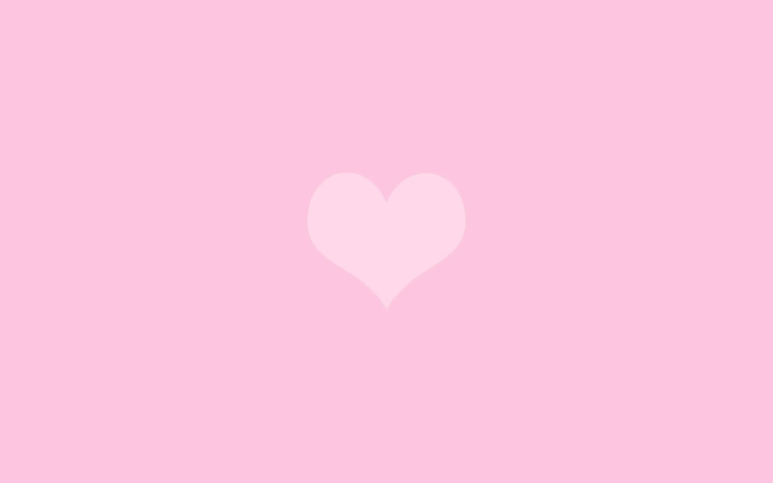 Minimal Pink Heart Wallpaper for Love Theme Background