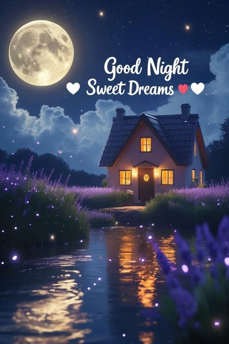 Moonlit City Blends Good Night Calm with New Hope Image