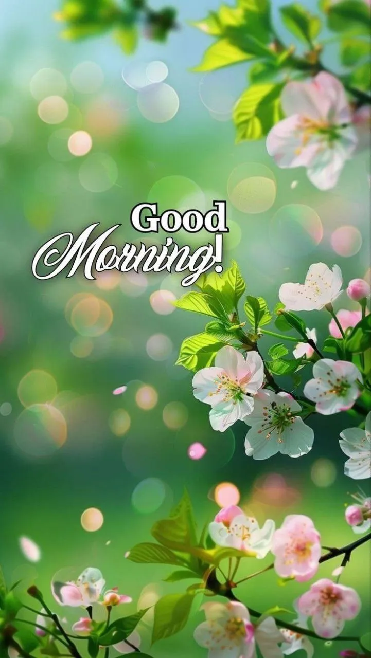 Morning Greenery with Dew and Peaceful Reflections