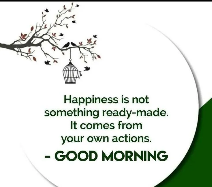 Motivational Quote with Birds and Nature Sketch Image