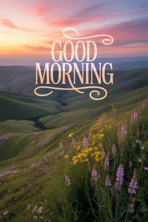 Mountain Sunrise Inspires Strength and Morning Grace
