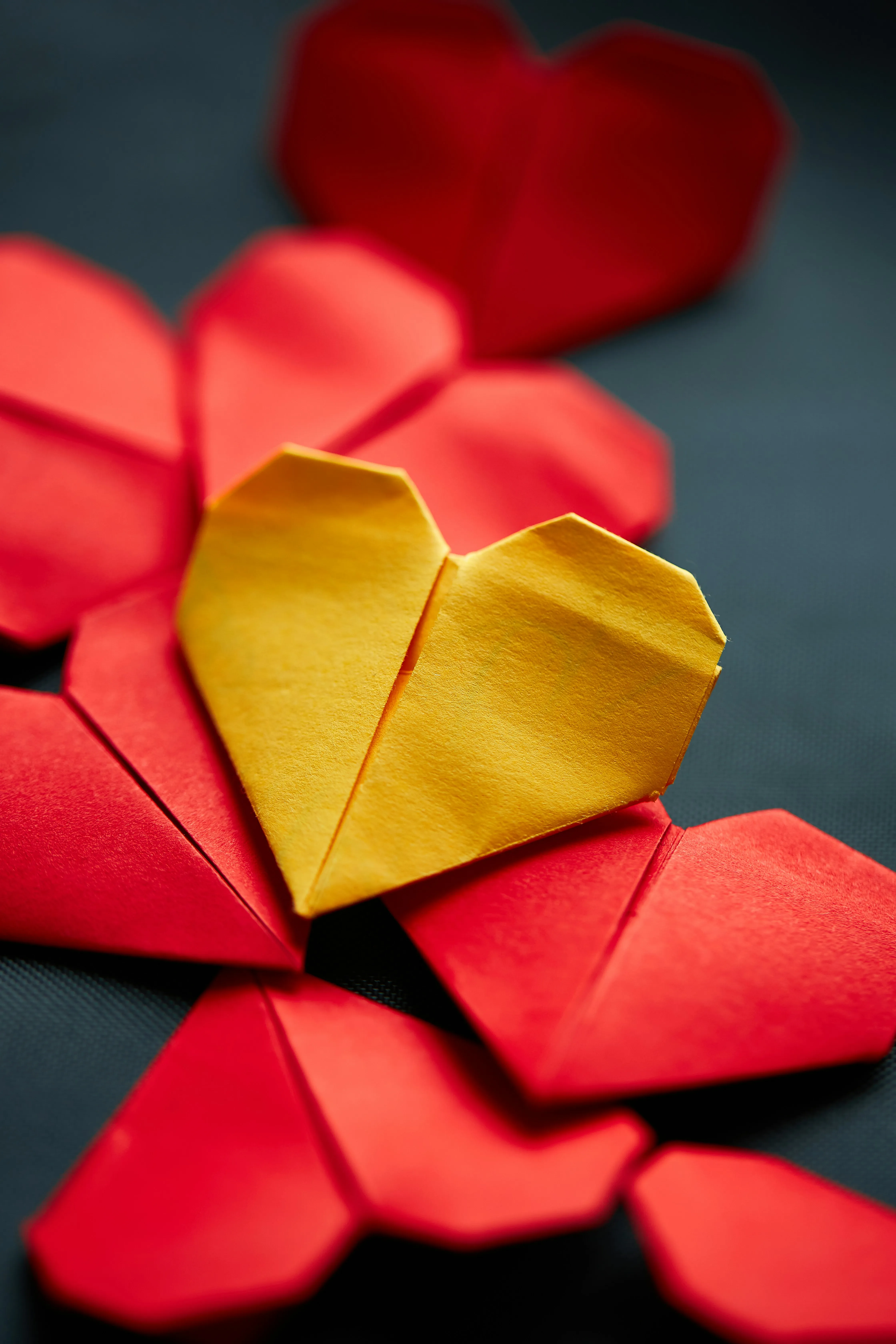Paper Hearts Craft Symbolizing Handmade Acts of Love