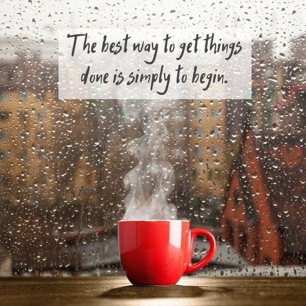 Peaceful Forest Scene with Red Cup for a Morning Reflection