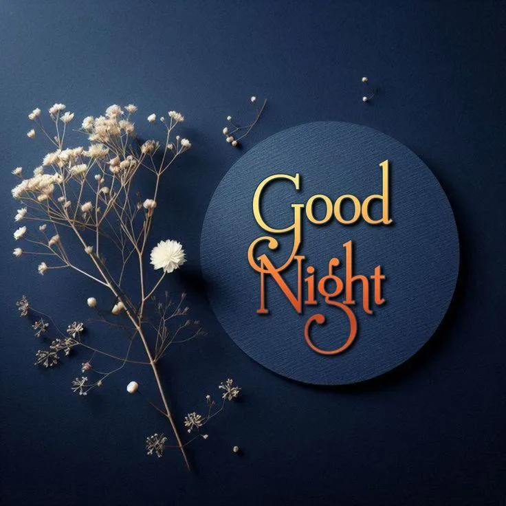 Peaceful Good Night Wishes for a Restful Sleep Wallpaper