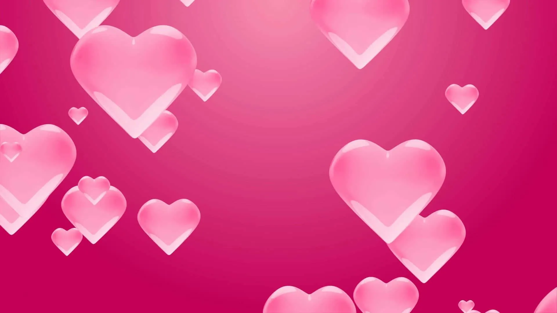 Pink Heart Background for Romantic Celebration Wallpaper