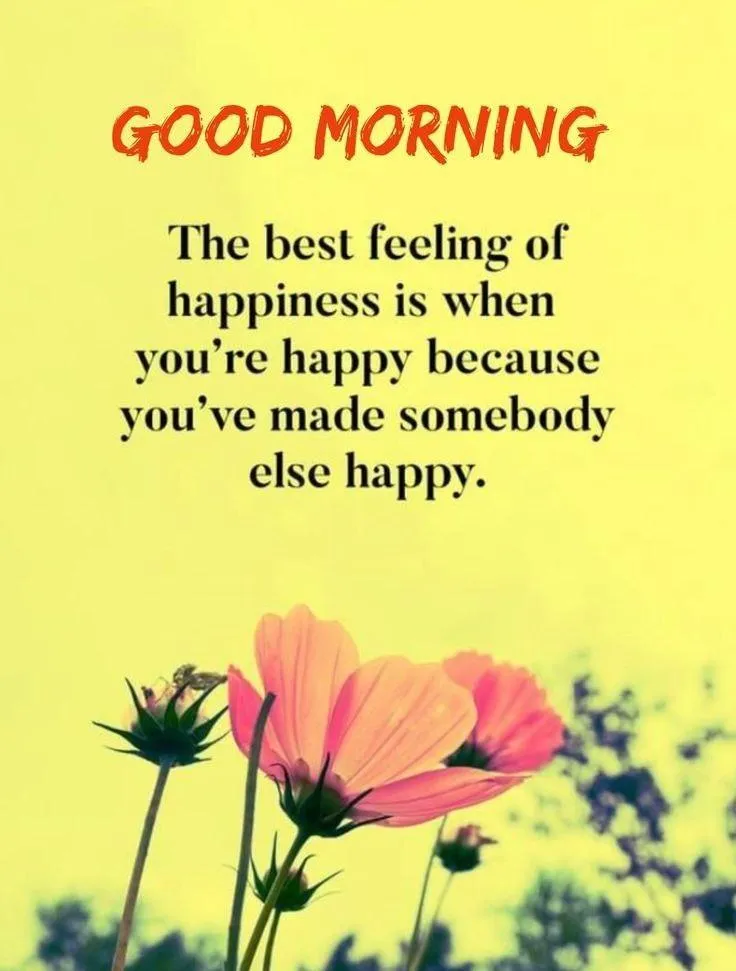 Positive Quote and Flowers to Begin a Strong Morning