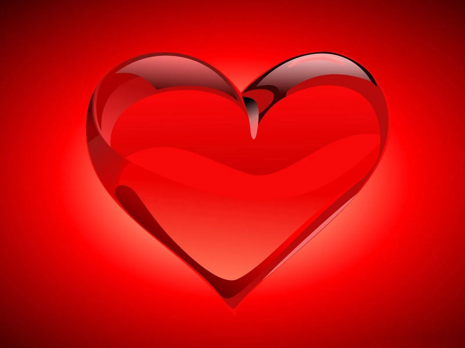 Red Heart Symbolizing Deep Romantic Connection Wallpaper