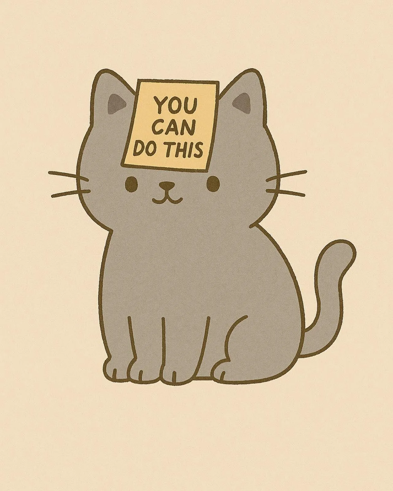 Relaxed Cat Image Promotes Calm Cozy and Easy Mornings