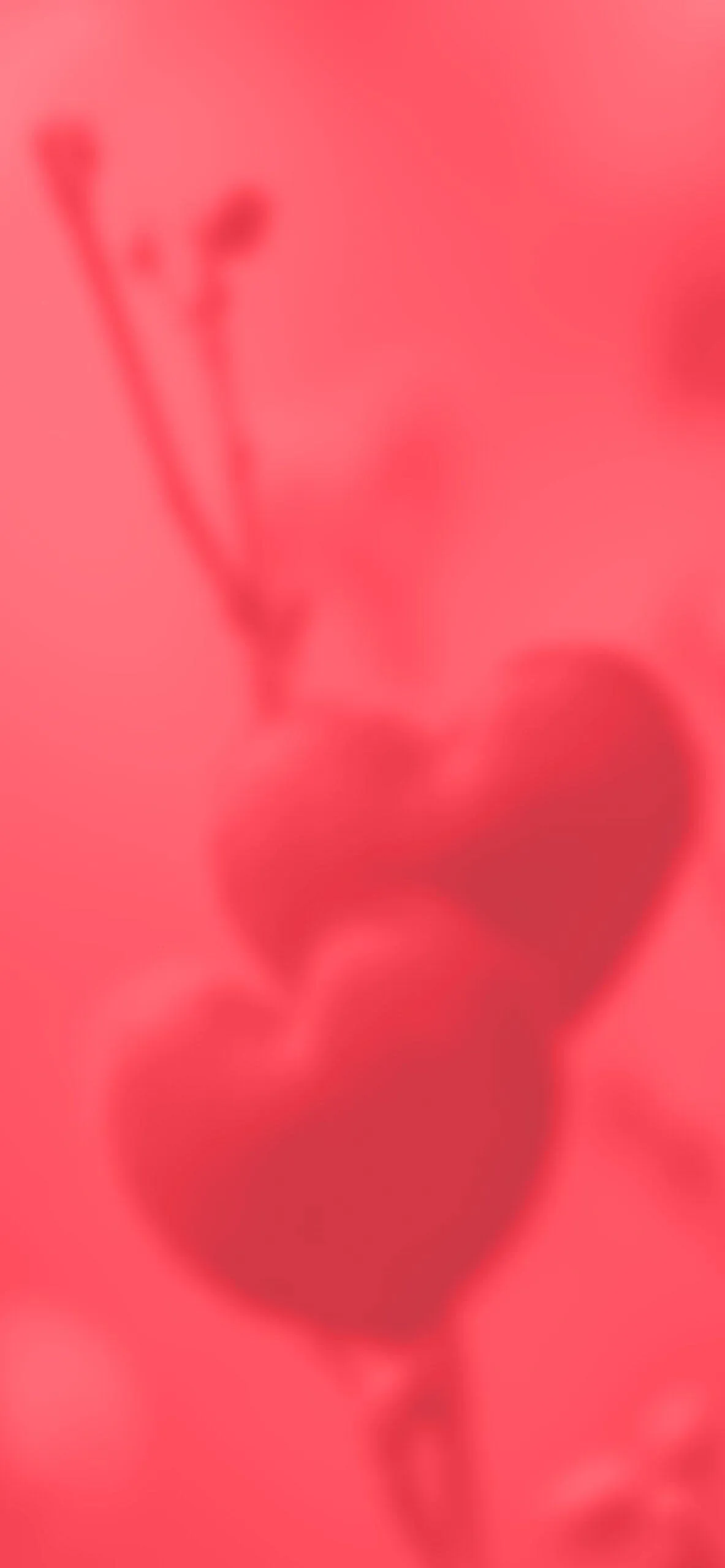 Romantic Red Heart Sculpture with Soft Background Wallpaper