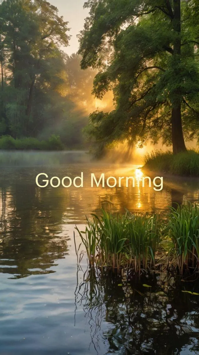 Scenic Nature Trail Welcoming a Bright and Hopeful Morning