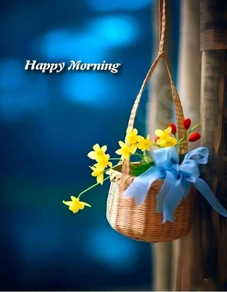 Silhouette Girl By Window with Peaceful Morning Message