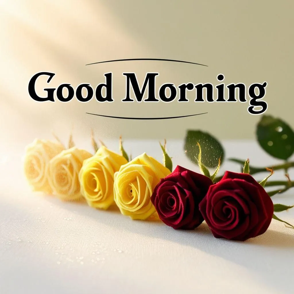 Simple Grey Card with Red Rose Line Border Greeting