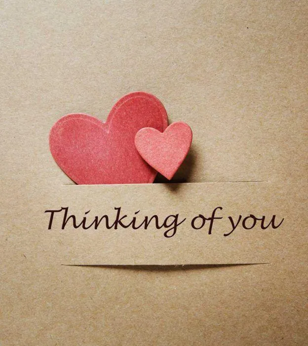 Simple Thinking of You Message with Heartfelt Wishes