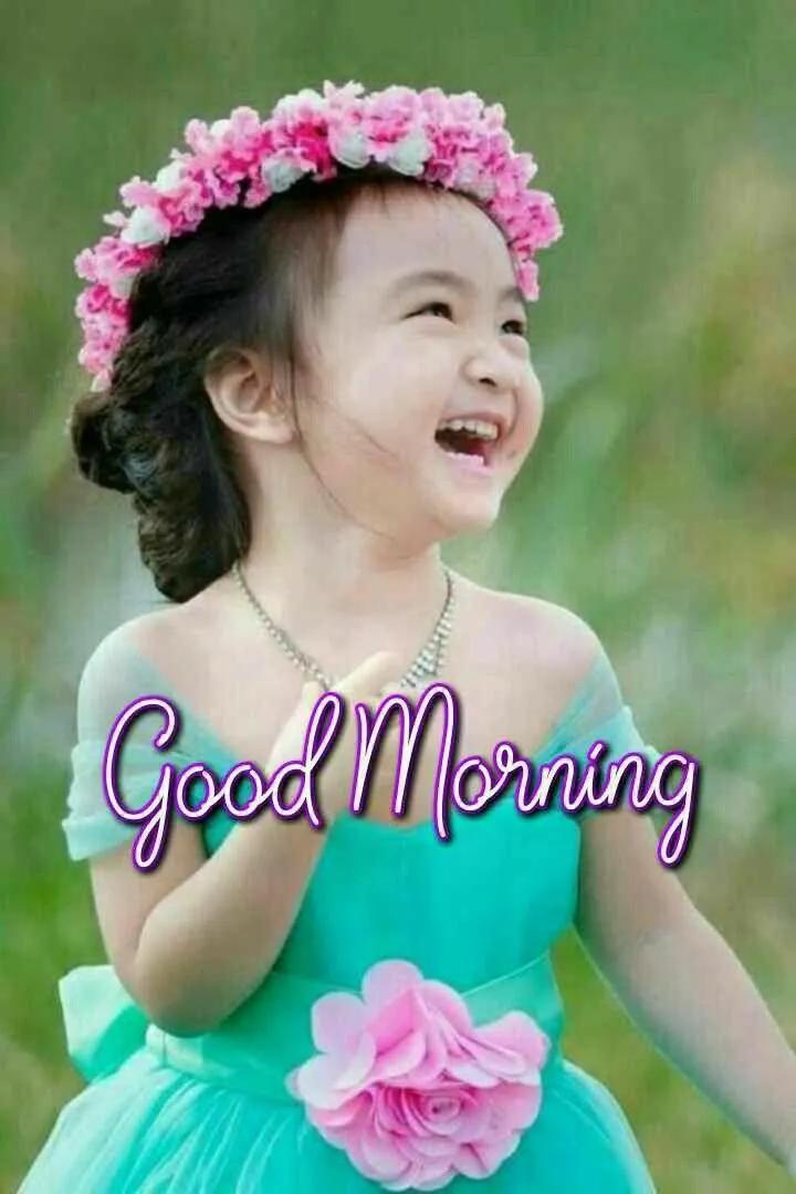 Smiling Girl Enjoying Sunlight and Morning Vibes Wallpaper