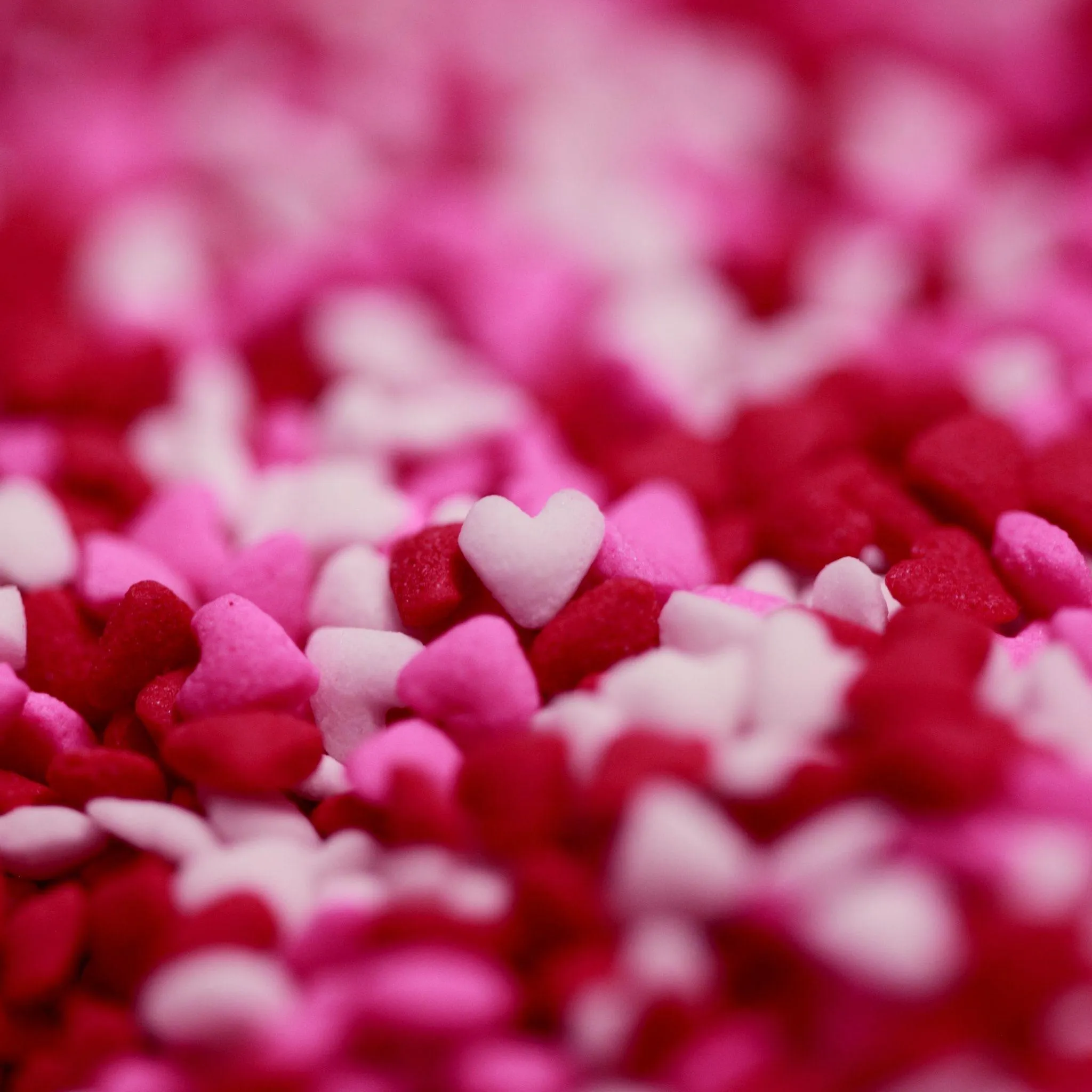 Soft Pink Hearts Background Representing Love Wallpaper