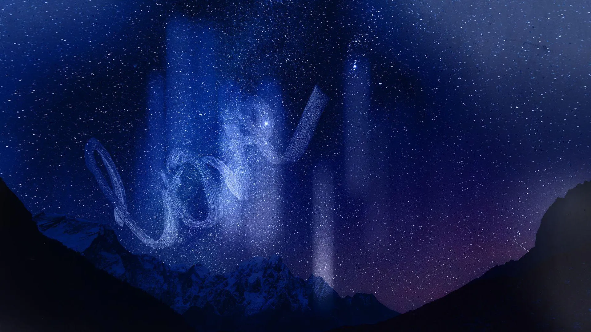 Starry Sky of Love Inspiring Dreams and Hope Wallpaper