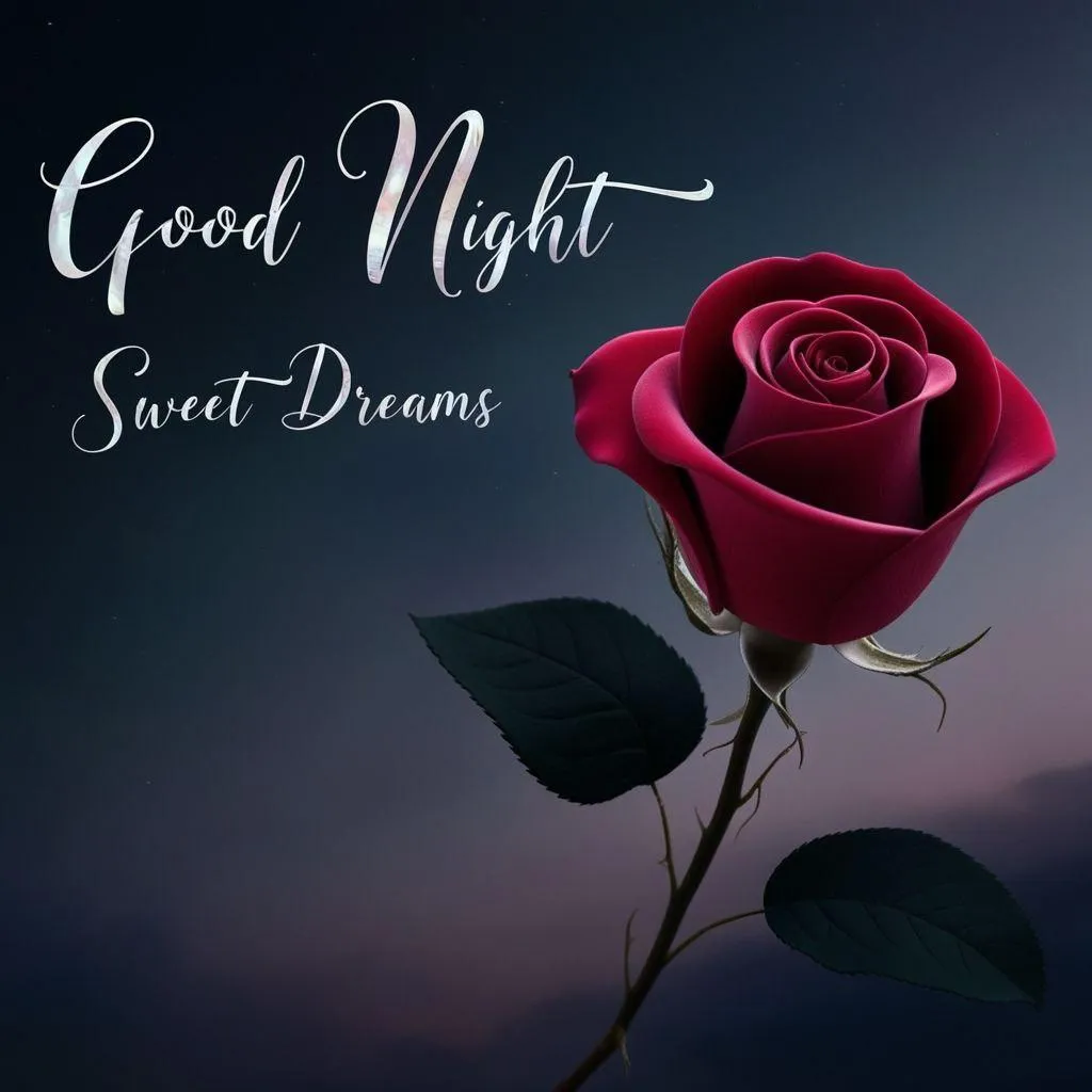 Start Your Day with Peace and a Red Rose of Calm Image